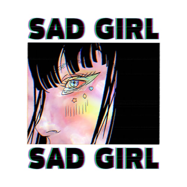 Sad Anime Girl by A -not so store- Store