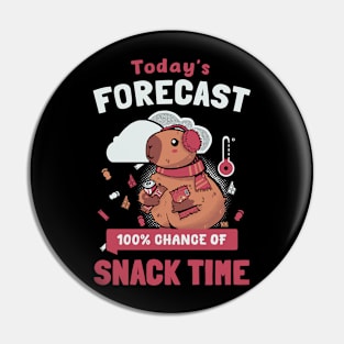 100% Chance of Snack Time Pin