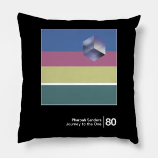 Pharoah Sanders / Minimalist Graphic Artwork Design Pillow