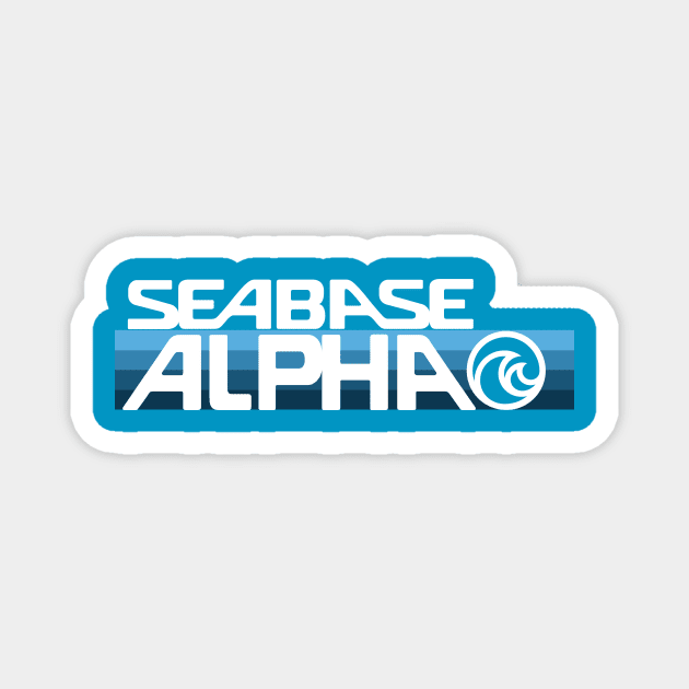 EPCOT Center The Living Seas Seabase Alpha Logo Magnet by FuturePort2032