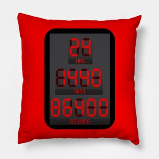 1 Day = 24 hours, 1440 minutes, 86400 seconds Pillow