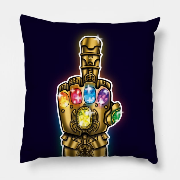 F*ck The Universe!!!!!!!!!! Pillow by Blueblur_