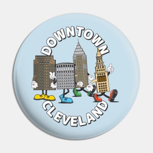Downtown Cleveland Walking Pin