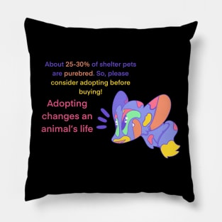 25-30% of Shelter Pets are Purebred Pillow