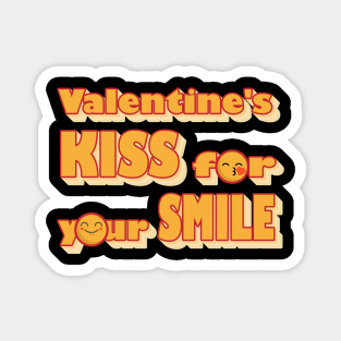 Valentine's kiss for your smile, dopamine dance, great mood Magnet