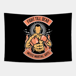 Fight Till Dead martial arts Tapestry