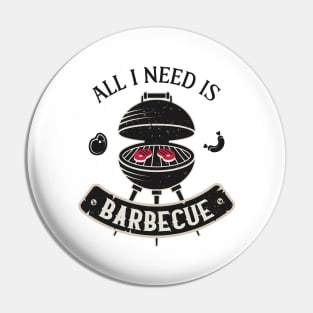 Grill BBQ Funny Saying Barbecue Lover Pin