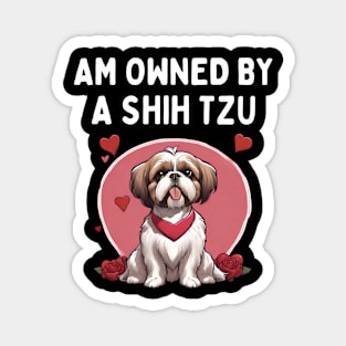 I am owned by a shih tzu Magnet