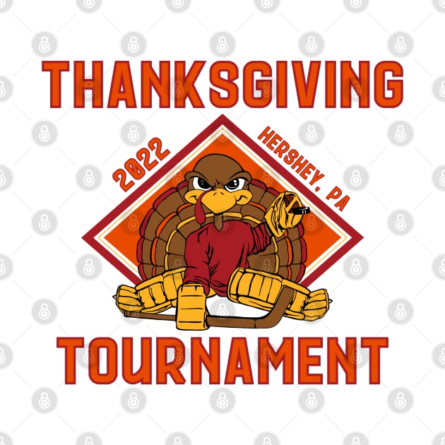 Thanksgiving Hockey by SteveMartzArt