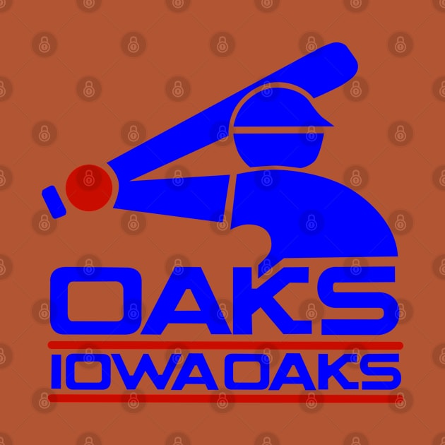 Defunct Iowa Oaks Baseball 1981 by LocalZonly