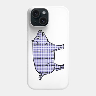 Lispe Plaid Pig Phone Case