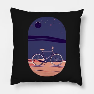 Bicycle on mars Pillow