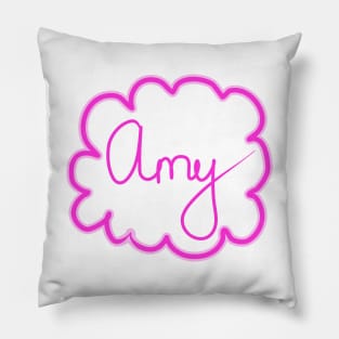 Amy. Female name. Pillow