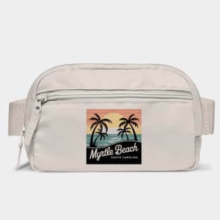 Vintage Myrtle Beach Sunset, Retro South Carolina Beach Bag