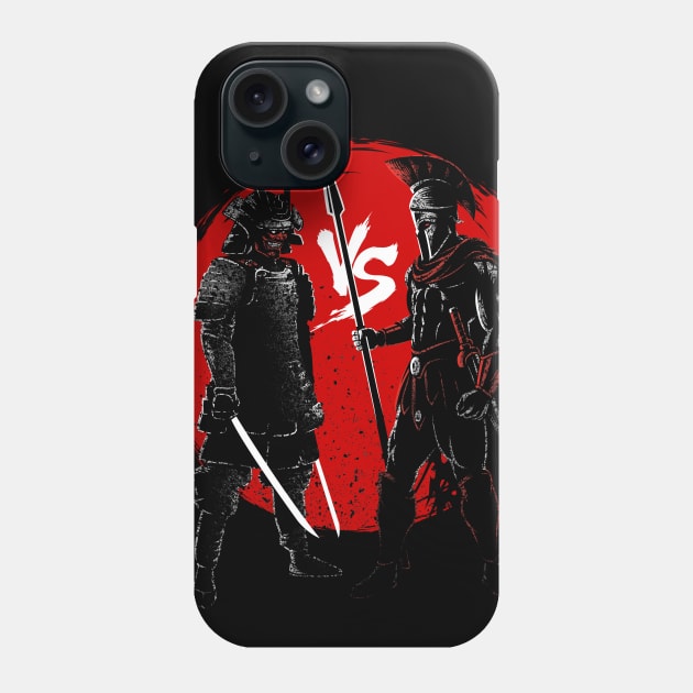 Gladiator vs Samurai Phone Case by albertocubatas