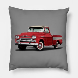 Vintage 1955 Chevrolet Cameo Pickup Truck Pillow