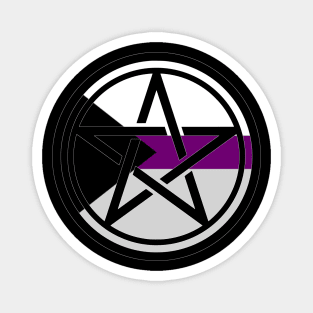 Large Print Pentacle LGBT Flag Demisexual Magnet