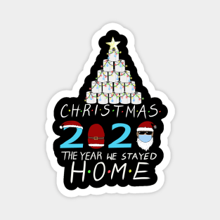 Christmas 2020 - The Year We Stayed Home Magnet