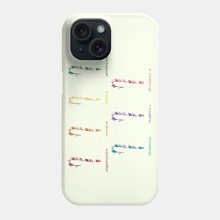 Rainbow Candy Canes Phone Case