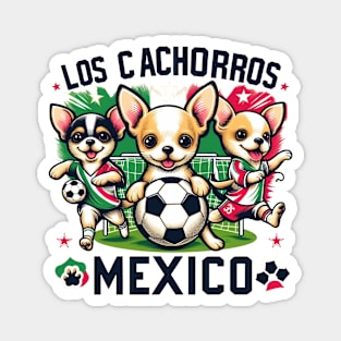 Chihuahua Soccer Futbol Los Cachorros Mexico #1 Magnet