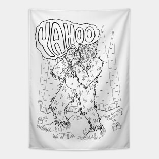 Yahoo - a Bigfoot Creature Tapestry