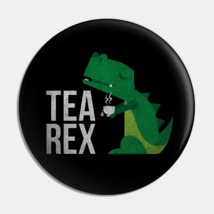 Tea Rex - Cute Funny Dinosaur Tea Pun Pin