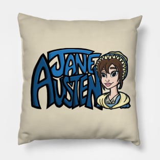 Jane Austen Drawing Pillow