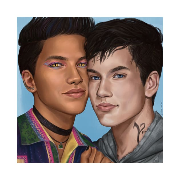 Malec Photobooth Pic by AlanaReneArt