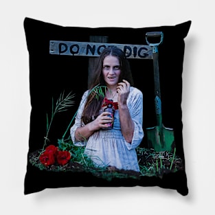 Do Not Dig: What Have You Done.. | Gothic vampire art Pillow