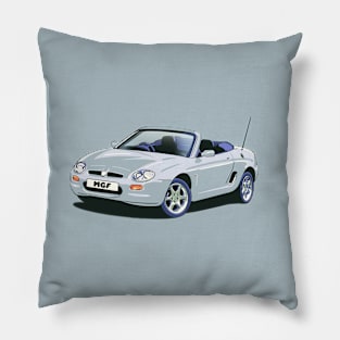 MG MGF Wedgewood Blue Car Pillow