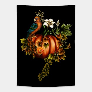 Wonderful autumn design with fantasy bird Tapestry