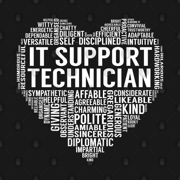 It Support Technician Heart by LotusTee