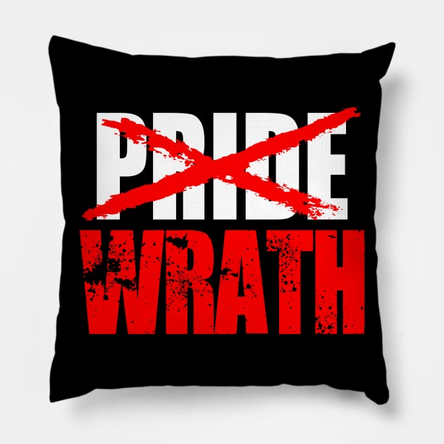 Wrath - Gay Pride LGBT Queer Month Pillow by PatelUmad