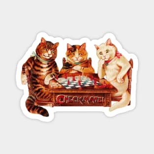 Checkmate Chess Cat Magnet