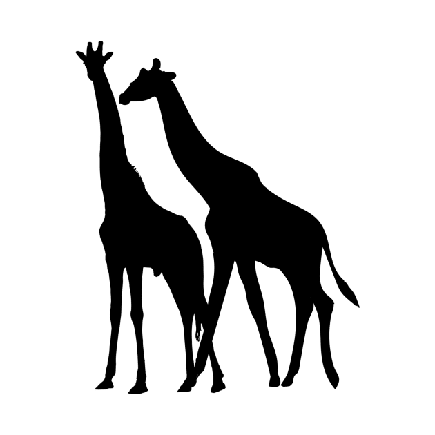 Graceful Giraffes by Pieartscreation