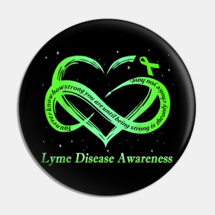 Lyme Disease Warrior - Lyme Awareness Pin