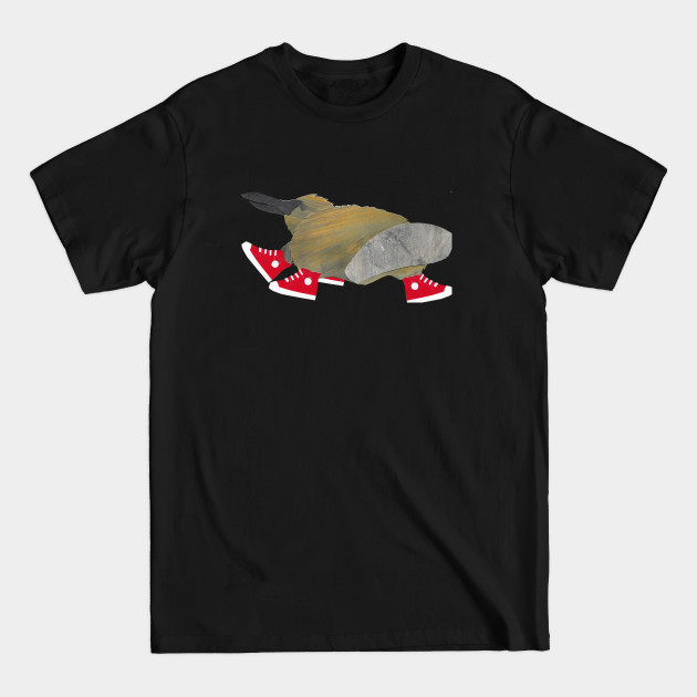 A Platypus wearing his new shoes - Platypus - T-Shirt