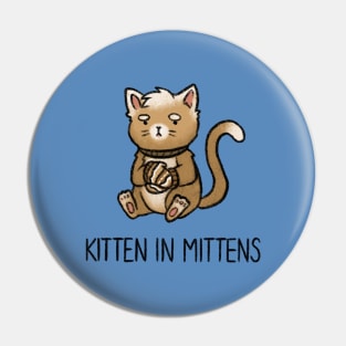 Kitten in Mittens Pin