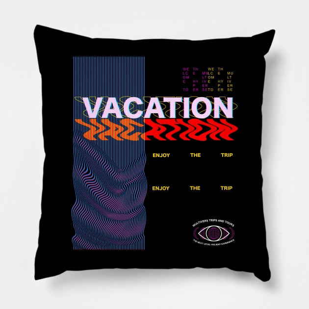 MULTIVERSE Pillow by VISUALDIARY