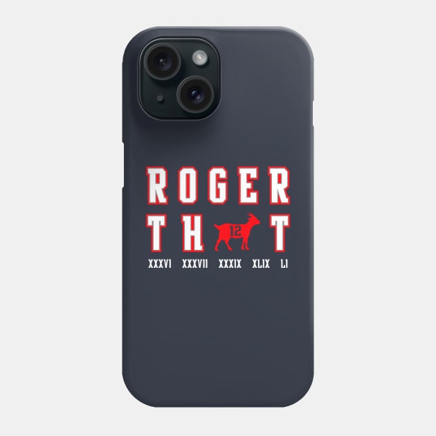 roger that 12 Phone Case by pororopow