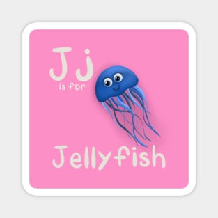 J is for Jellyfish Magnet