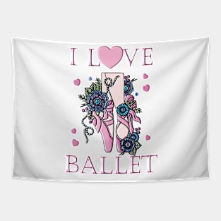 I Love Ballet Tapestry