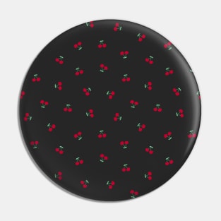 Cherry Pattern, Black Pin