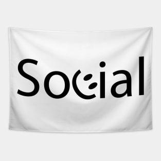 Social typography design Tapestry