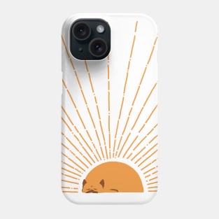 Abstract Sunrise Frenchie Phone Case