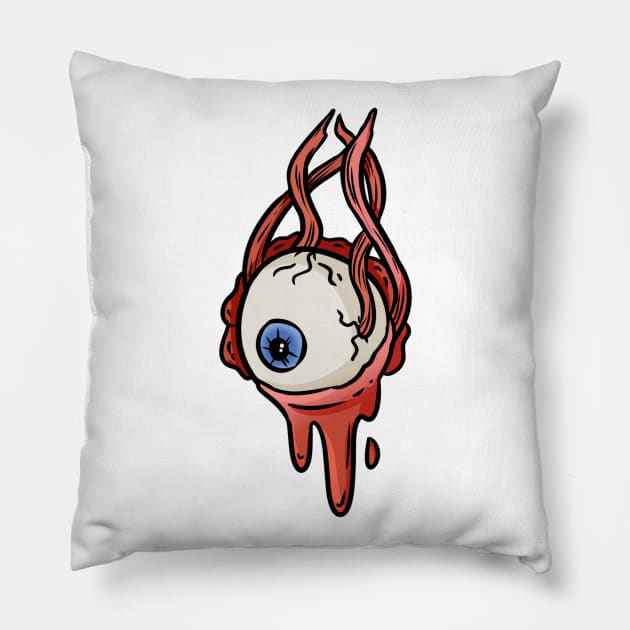 Zombie Eye Pillow by oixxoart