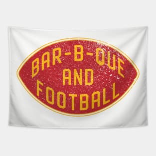 BBQ & Football Tapestry