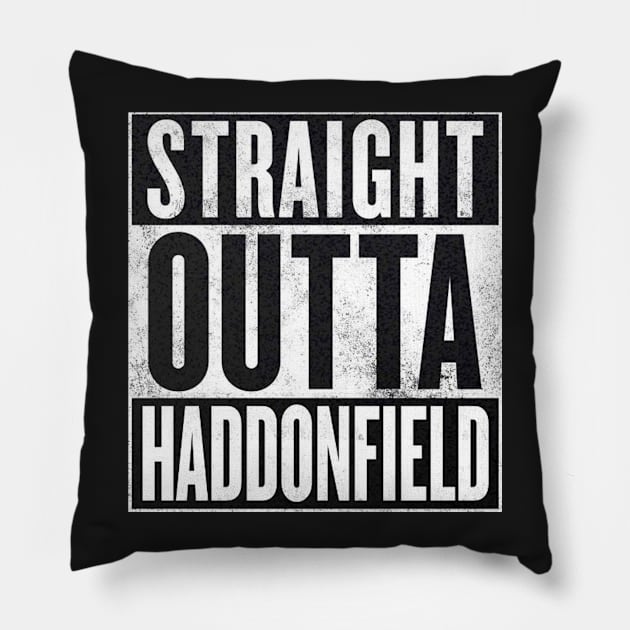 Michael Myers Halloween - Straight Outta Haddonfield Pillow by WiccanNerd