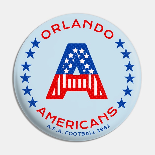 Defunct Orlando Americans AFA Football 1981 Pin by LocalZonly