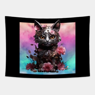 digital cat Tapestry